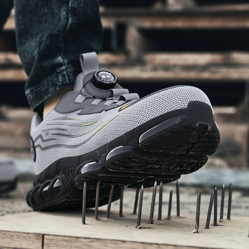 Men's Military Tactical Boots Army Boots Men Side Zipper Military Boots Men Anti-Slip Ankle Boots Work Safety Shoes Hiking Shoe - DOGOMET DIGITAL PLUS