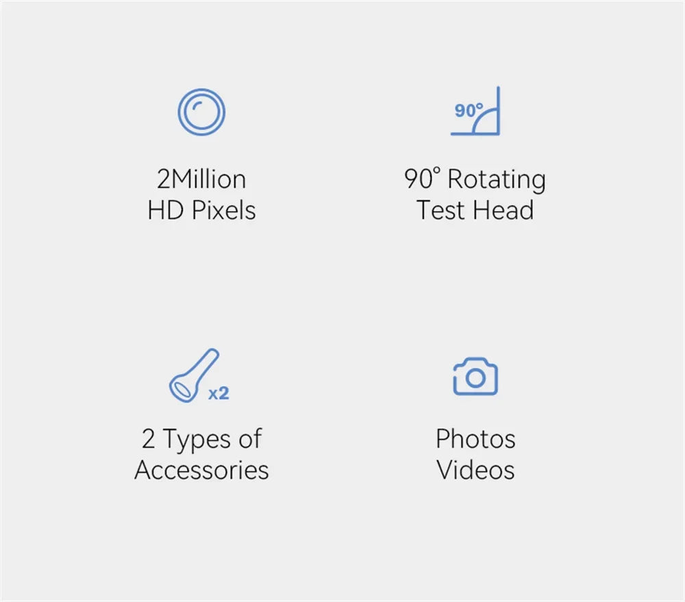 Caméra auriculaire visuelle Endoscope sans fil, écran IPS 1.38 pouces, outils de nettoyage de cire auriculaire, caméras HD 1080P, prise de photo, vidéo, Inspection auditive