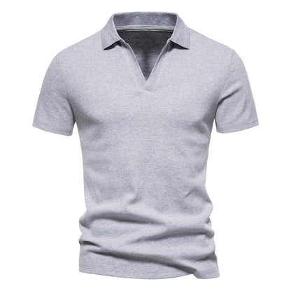 Men's Henley Shirt Slim Fit Cotton Short Sleeve Casual T-Shirt Jogger Mens T Shirts Loose Tops