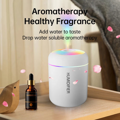 180ML Mini Air Humidifier USB Electric Aroma Diffuser Essential Oil Purifier Aromatherapy Mist Maker Lights For Car Home Bedroom - DOGOMET DIGITAL PLUS