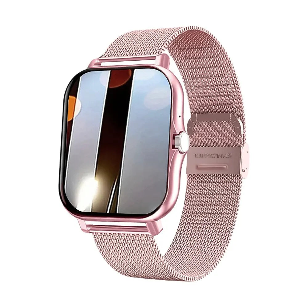 2025 montre connectée Android Phone 1.44 ''Écran couleur appels bluetooth surveillance de la saturation en oxygène du sang surveillance de la pression artérielle montre connecté homme montre connectée femme