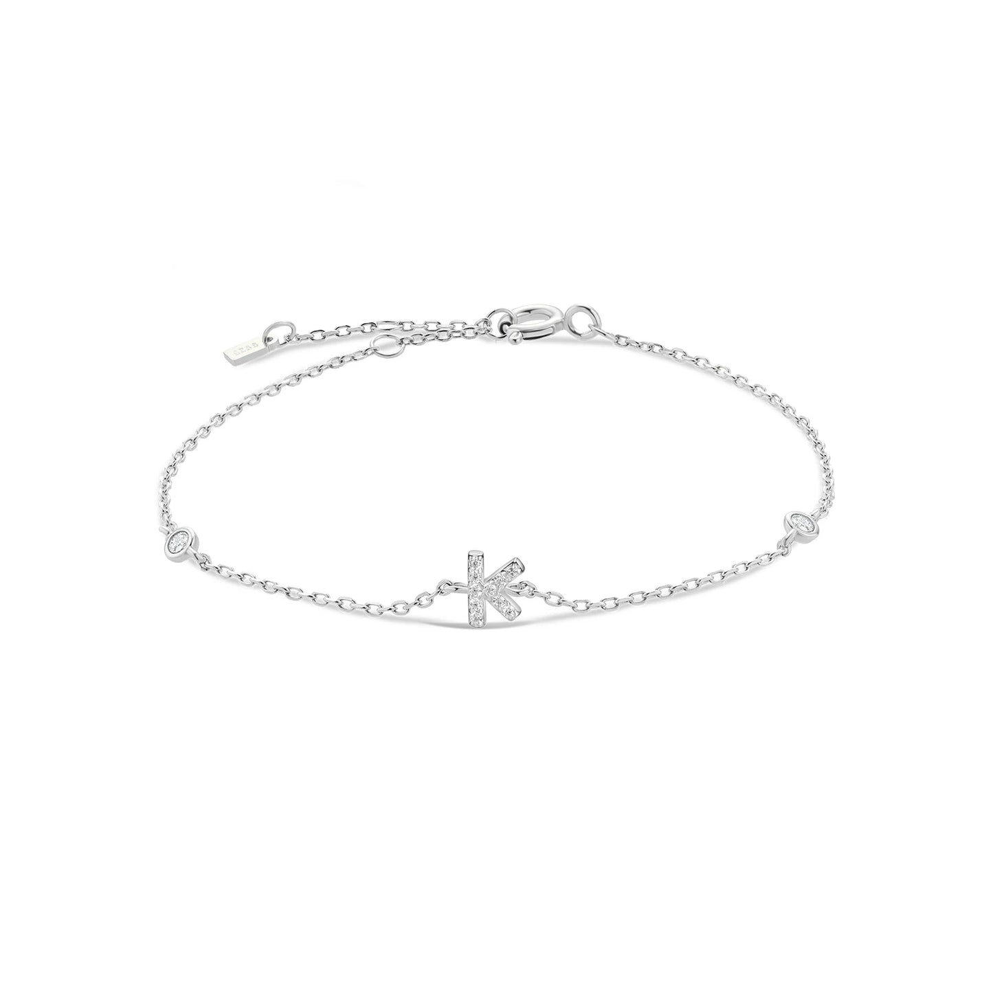 ANDYWEN – Bracelet en argent Sterling 925, 26 lettres initiales, monogramme de l'alphabet, nom en or, cristal CZ Zircon, bijoux à la mode 2021 - DOGOMET DIGITAL PLUS