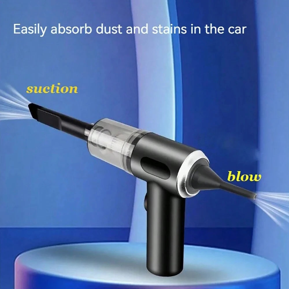 3 In 1 Integrated Suction And Blowing Vacuum Combination Vacuum Cleaner USB Charging Small Car Household Vacuum Cleaner - DOGOMET DIGITAL PLUS