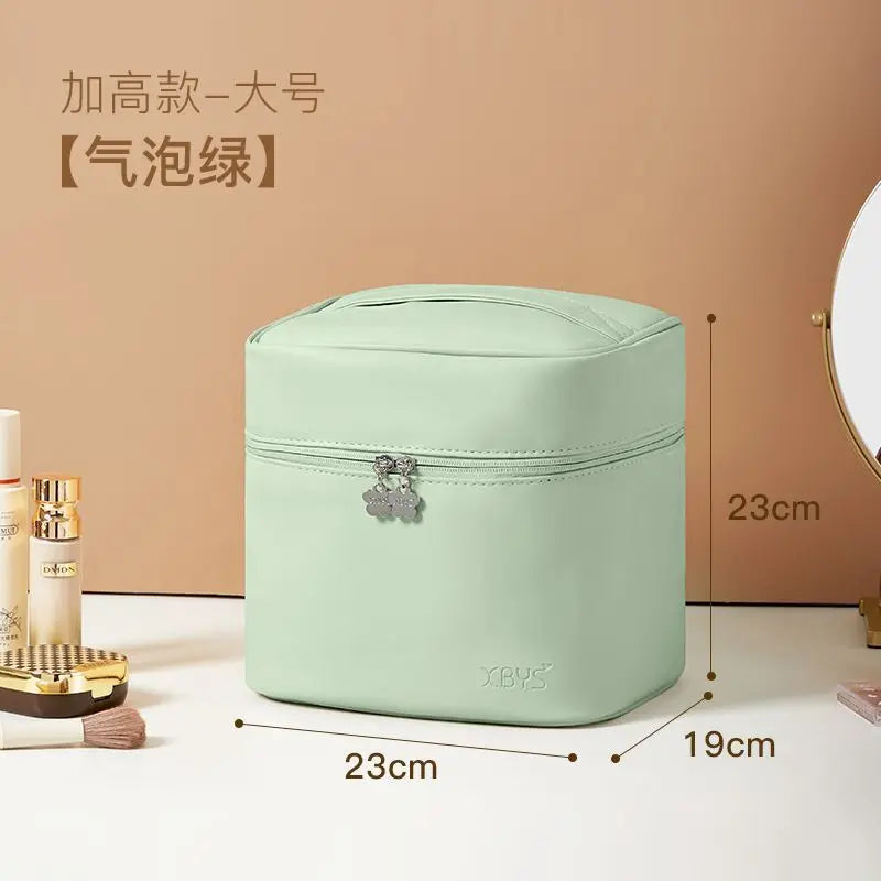 New Cosmetics Organizer Vertical Large-capacity Cosmetic Bag Deep Portable Handheld Waterproof Out Wash Storage Bag