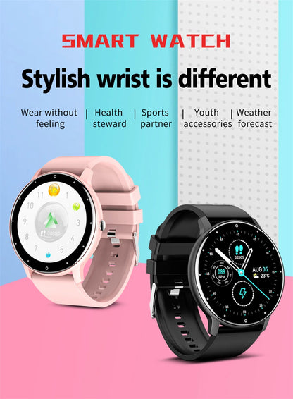 LIGE montre intelligente femmes hommes plein écran tactile Bluetooth 5.2 appel étanche montres sport Fitness Tracker usine IP67 ZL02 nouveau