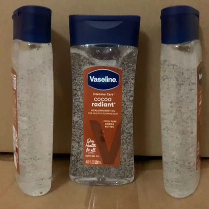 Vaseline cacao huile lumineuse pour le corps 200ml huile de soin hydratante longue durée pour la peau corps éclaircissant Anti-séchage Essence produit de soin