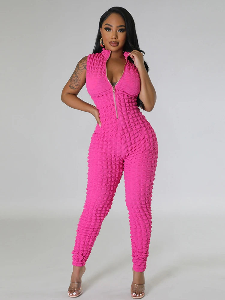 FIBRZIP Chic Elegant Women Bodycon Sexy Full Body Jumpsuit Wholesale Drop Shipping