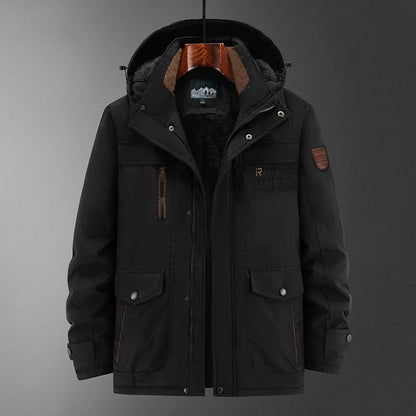 Manteau d'hiver homme hiver coupe-vent imperméable coton vêtements chaud froid grande taille coton veste vêtements pour hommes Parka manteaux pour hommes - DOGOMET DIGITAL PLUS