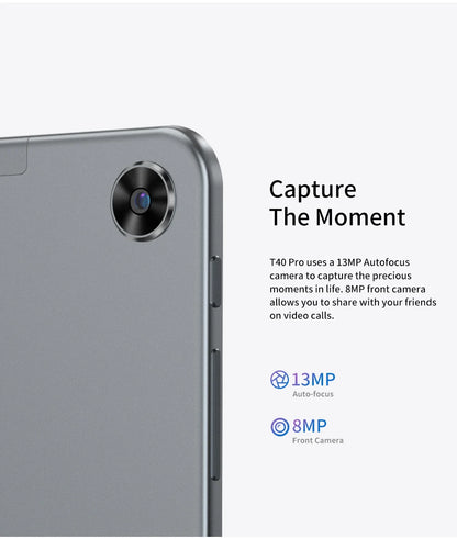 Patch last-Tablette T40 Pro, Android 12, 8 Go de RAM, 10.4 Go, 128 pouces, stratification complète 2K, Dean UNISOC T616 Octa Core, réseau 4G, charge rapide