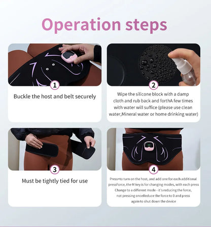 Entraîneur électrique des hanches EMS, stimulateur musculaire des fesses, rechargeable par USB, Toner musculaire pour le Fitness, perte de poids, brûlure des graisses