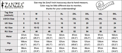 ZANZEA-Jupe mi-longue évangélique élégante taille haute pour femmes, jupes trapèze pour femmes, bureau, dame, document solide, fête, mode, 2025