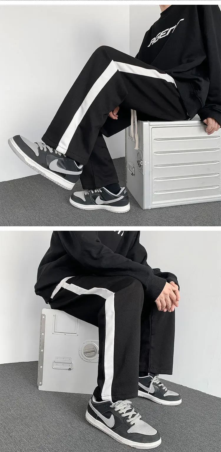 Designer hommes pantalon femmes imprimer mode style pantalons longs décontracté hommes arc-en-ciel palmiers jogger rayures cordon anges pantalon asiatique