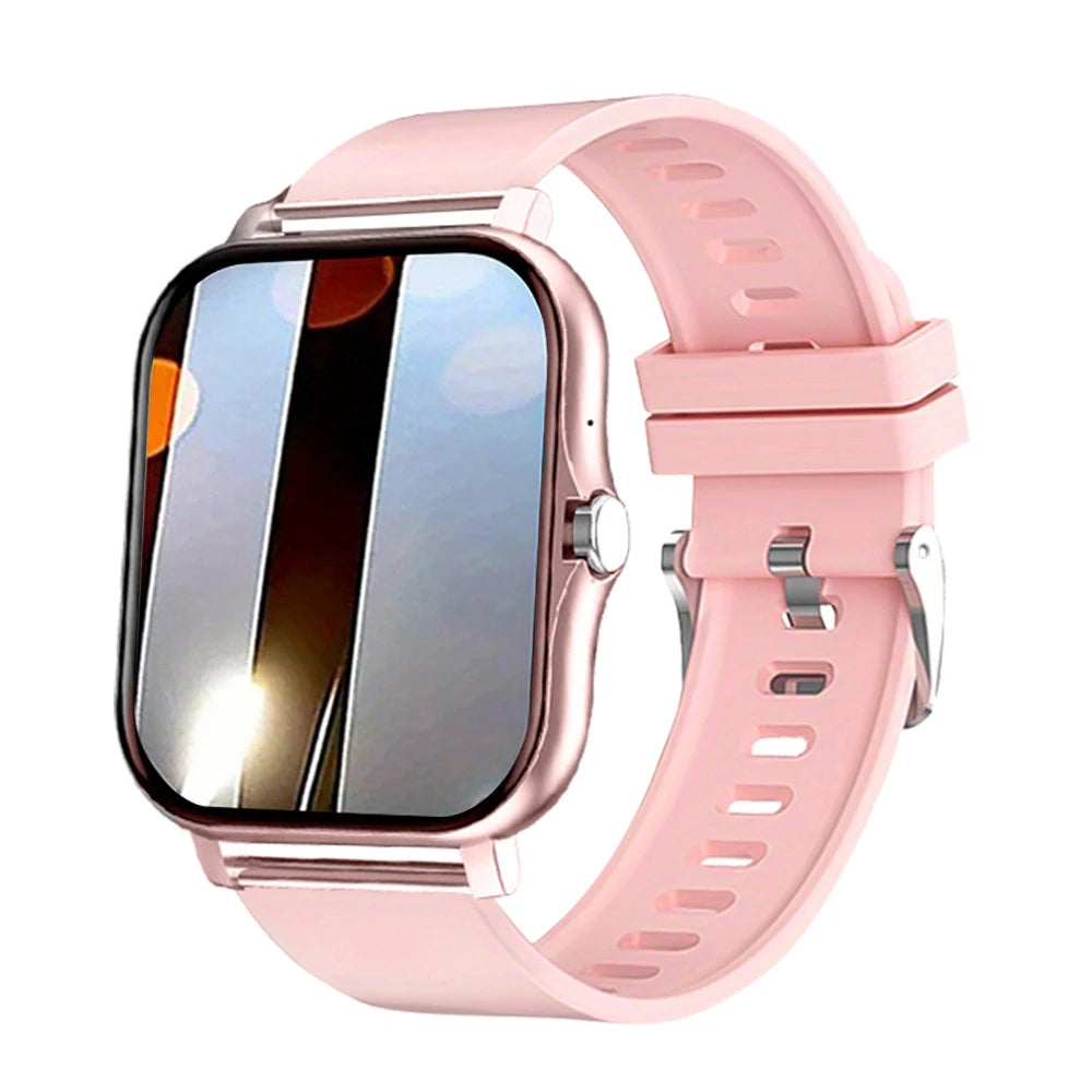 2025 montre connectée Android Phone 1.44 ''Écran couleur appels bluetooth surveillance de la saturation en oxygène du sang surveillance de la pression artérielle montre connecté homme montre connectée femme
