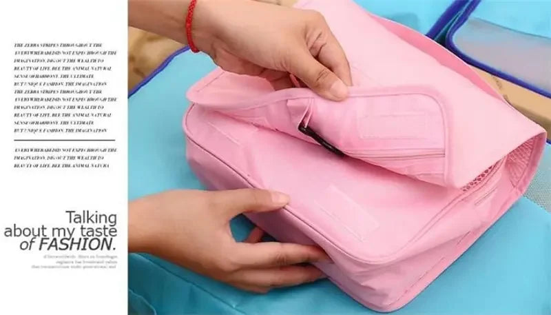 Cosmetic Bag Women Travel Pouch Waterproof Toiletries Beauty Organizer Ladies Bathroom Neceser Makeup Storage Bag With Hook