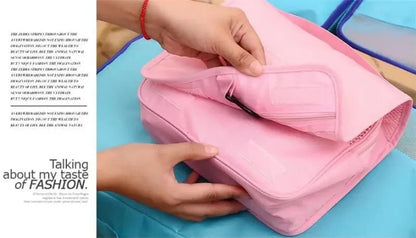 Cosmetic Bag Women Travel Pouch Waterproof Toiletries Beauty Organizer Ladies Bathroom Neceser Makeup Storage Bag With Hook