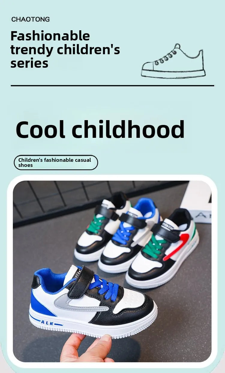 Chaussures de sport à bouton rotatif pour enfants, chaussures plates en maille respirante à filet unique, nouvelle collection été, chaussures plates pour enfants moyens et grands