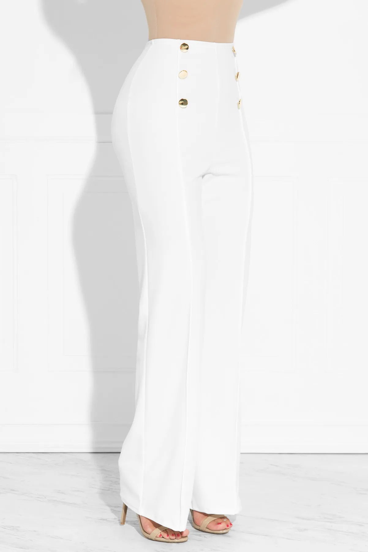 Pantalon audilong décontracté pour femme, chemises et chemisiers slim, pantalons sauvages, vêtements élégants, pantalons à jambe droite boutonnée, dame de bureau