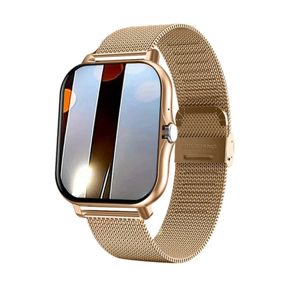 2025 montre connectée Android Phone 1.44 ''Écran couleur appels bluetooth surveillance de la saturation en oxygène du sang surveillance de la pression artérielle montre connecté homme montre connectée femme