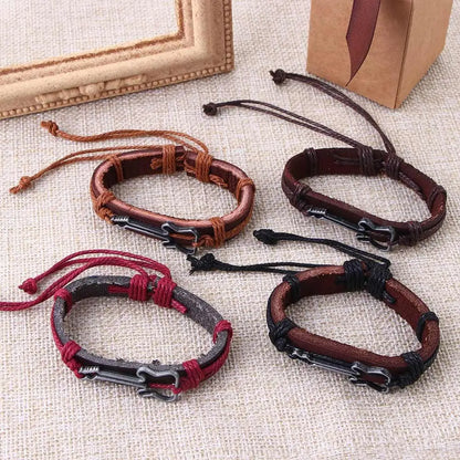 1pc Chain Friendship Men Wristbands Adjustable Women Bracelets Antique Jewelry Charm Bangles Guitar Bracelets