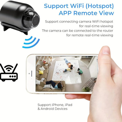 1080P HD Mini WiFi Camera Indoor Safety Security Surveillance Baby Monitor Night Vision Camcorder IP Cam Audio Video Recorder - DOGOMET DIGITAL PLUS