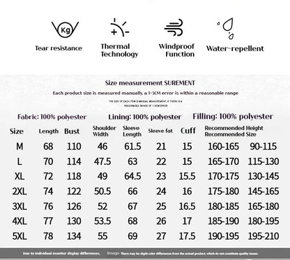 2025 veste d'hiver Parka manteau d'hiver pour papa Parka pour hommes d'âge moyen personnes âgées veste en coton chaud doudoune d'hiver pour homme - DOGOMET DIGITAL PLUS