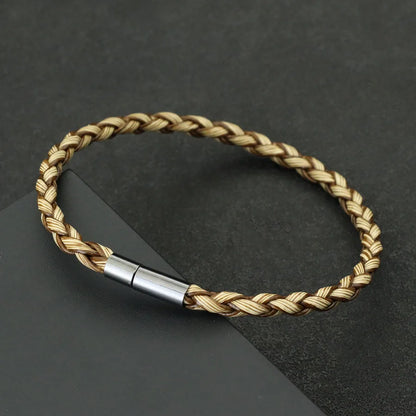 Minimalist PU Leather Rope Bracelet Men Handmade Weaven Detachable Wrap Chain Braslet Leisure Outdoor Cycling Charm Homme Joias