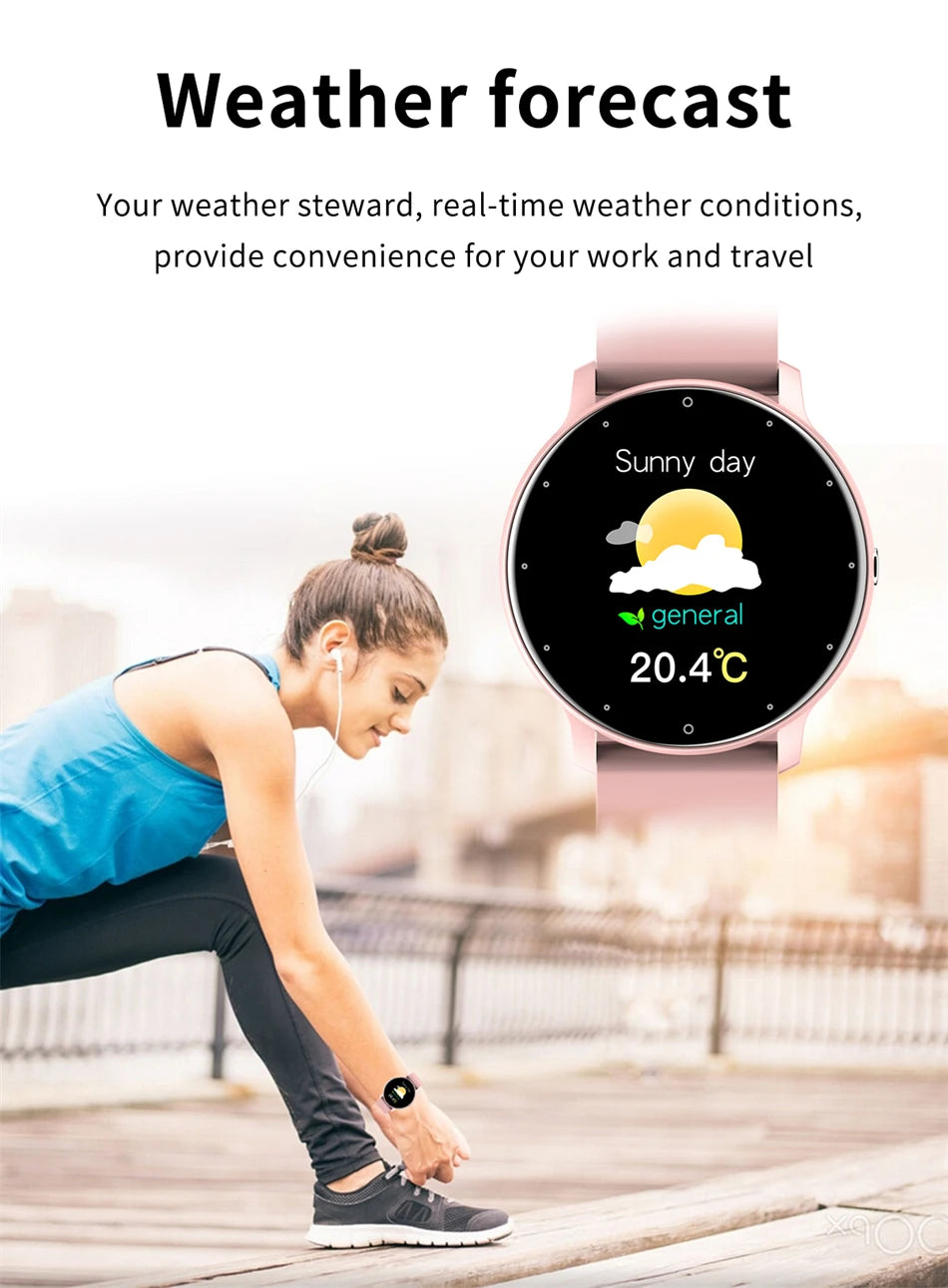 LIGE montre intelligente femmes hommes plein écran tactile Bluetooth 5.2 appel étanche montres sport Fitness Tracker usine IP67 ZL02 nouveau