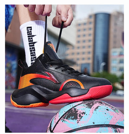 Chaussures de basket-ball nouveau modèle 2025 – Chaussures de sport antidérapantes et résistantes à l'usure pour hommes et femmes, adaptées aux activités décontractées.