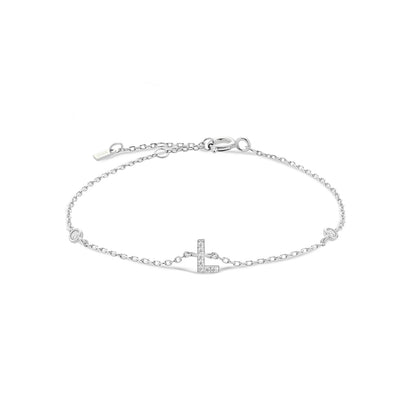 ANDYWEN – Bracelet en argent Sterling 925, 26 lettres initiales, monogramme de l'alphabet, nom en or, cristal CZ Zircon, bijoux à la mode 2021 - DOGOMET DIGITAL PLUS