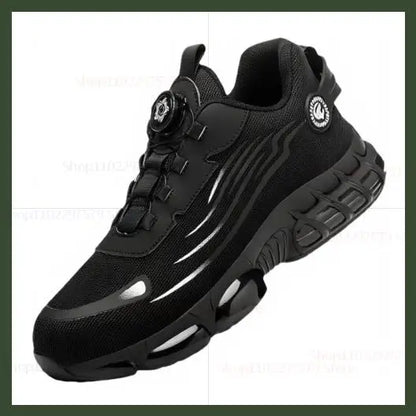 Men's Safety Work Shoes Anti-Tailor Wear-Resistant Steel Toe Boots Durable Sports Footwear for Construction Industry Workers