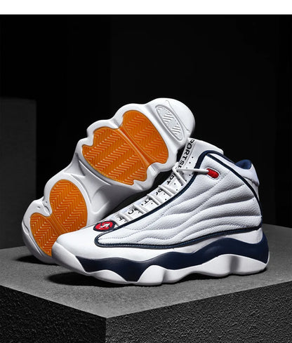 Chaussures de basket-ball de Fitness pour hommes de haute qualité chaussures de basket-ball baskets pour hommes automne haut anti-dérapant baskets d'extérieur