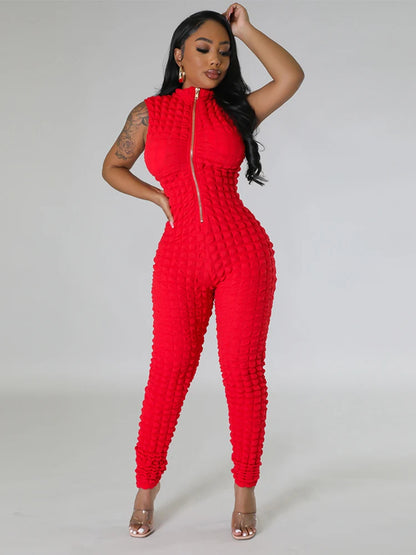 FIBRZIP Chic Elegant Women Bodycon Sexy Full Body Jumpsuit Wholesale Drop Shipping