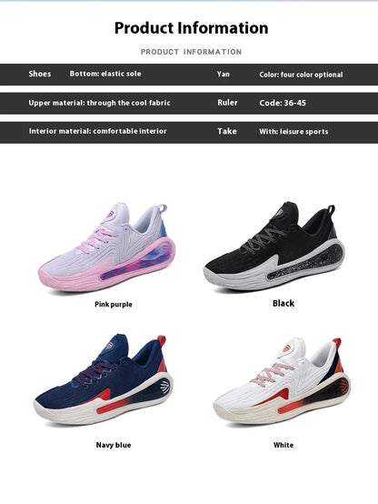 Curry 12th génération chaussures de basket-ball chaussures de sport basses décontractées pour hommes sont résistantes à l'usure légères et respirantes