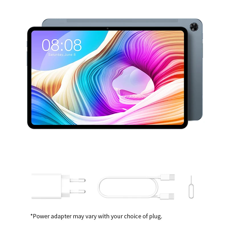 Patch last-Tablette T40 Pro, Android 12, 8 Go de RAM, 10.4 Go, 128 pouces, stratification complète 2K, Dean UNISOC T616 Octa Core, réseau 4G, charge rapide