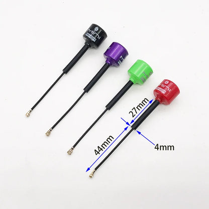 Antenne Lollipop 4 RHCP 5.8G, transmetteur/récepteur FPV 2.8Dbi à gain élevé, SMA/RP-SMA/MMCX/UFL pour pièce de drone de course RC FPV - DOGOMET DIGITAL PLUS