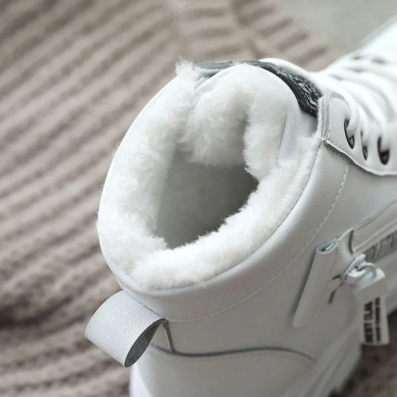 Bottes De neige d'hiver pour femmes, chaussures montantes décontractées, baskets chaudes à plateforme, bottines De grande taille 45, Zapatillas De Mujer, nouvelle collection - DOGOMET DIGITAL PLUS