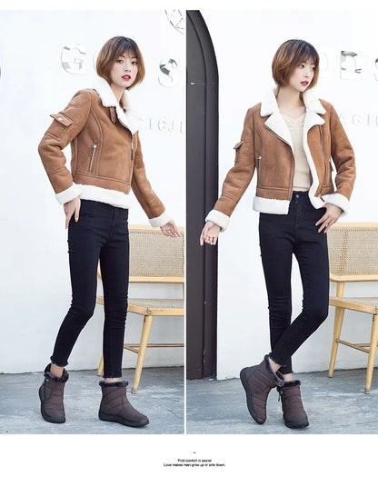 Bottes de rinçage astronomique imperméables pour femmes, chaussures optiques pour dames, baskets pour femmes, document solide, mode d'hiver - DOGOMET DIGITAL PLUS