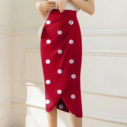 ZANZEA élégant taille haute Jupes femmes imprimé jupe longue robe 2023 été décontracté minceur Midi jupes Sexy asymétrique Faldas