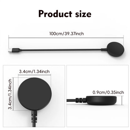 Chargeur sans fil Galaxy Watch pour Galaxy Watch 3/4 5/6/7 Active1-2 Ultra FE câble de montre USB-A USB-C