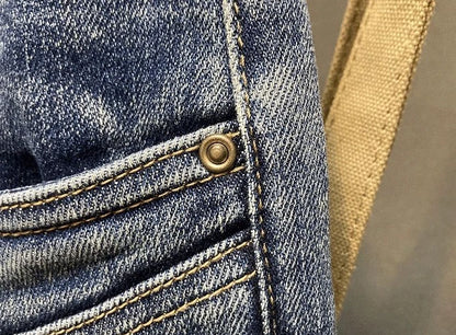 Jeans déFlexvintage déchirés pour hommes, pantalons de cow-boy pour hommes, coupe botte punk, coupe sarouel, haute qualité, Bumosquito, rétro fjL