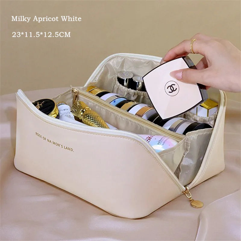 Cosmetic bag portable skin care products large capacity pillow bag high-end makeup travel toiletries storage bag