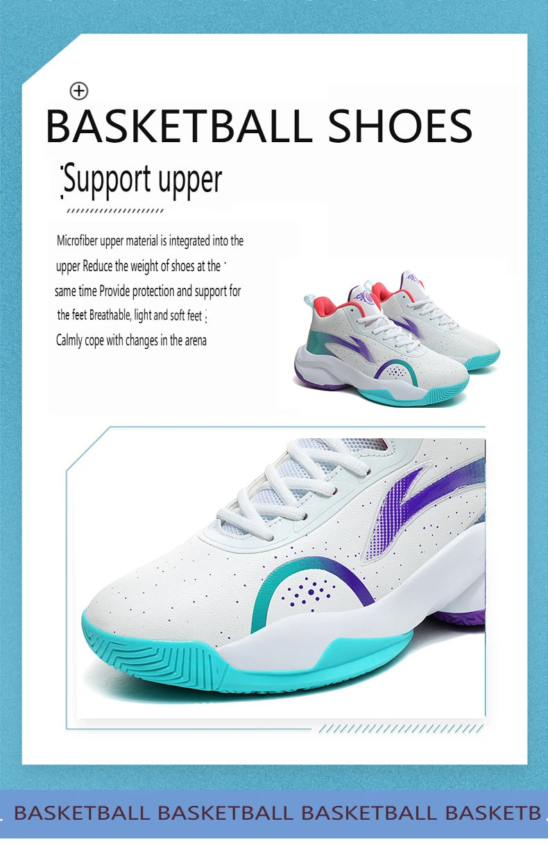 Chaussures de basket-ball nouveau modèle 2025 – Chaussures de sport antidérapantes et résistantes à l'usure pour hommes et femmes, adaptées aux activités décontractées.