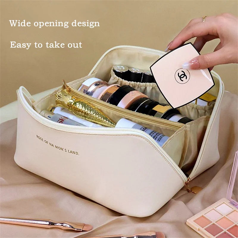 Cosmetic bag portable skin care products large capacity pillow bag high-end makeup travel toiletries storage bag