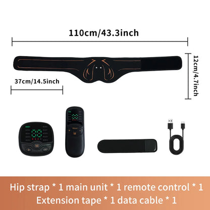 Entraîneur électrique des hanches EMS, stimulateur musculaire des fesses, rechargeable par USB, Toner musculaire pour le Fitness, perte de poids, brûlure des graisses