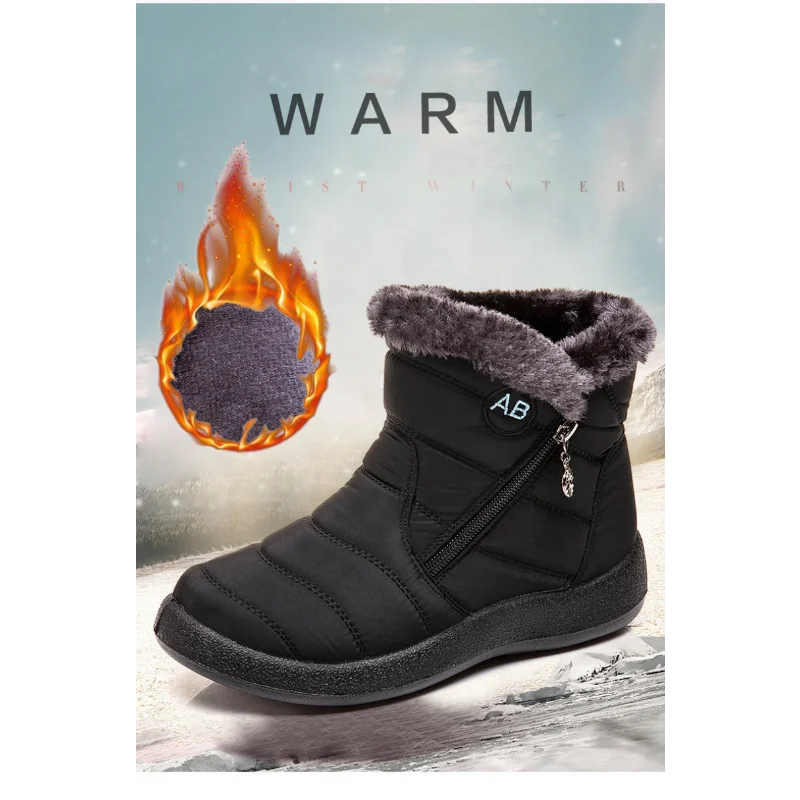 Bottes de rinçage astronomique imperméables pour femmes, chaussures optiques pour dames, baskets pour femmes, document solide, mode d'hiver - DOGOMET DIGITAL PLUS