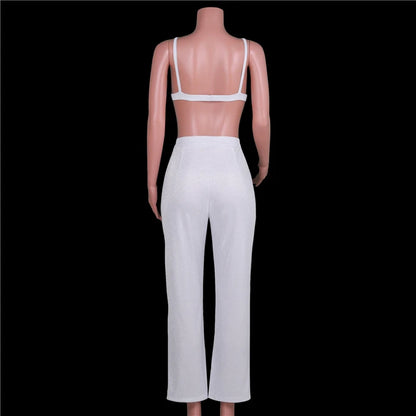 Women's Suiting  Pants Set Faionable Workwear Ensemble Spring  Collection 3% - 50% Conent Content