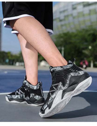 Chaussures de basket-ball respirantes carillon colorées pour hommes, chaussures de sport décontractées, haut, polyvalent, nouveau, printemps, 2024