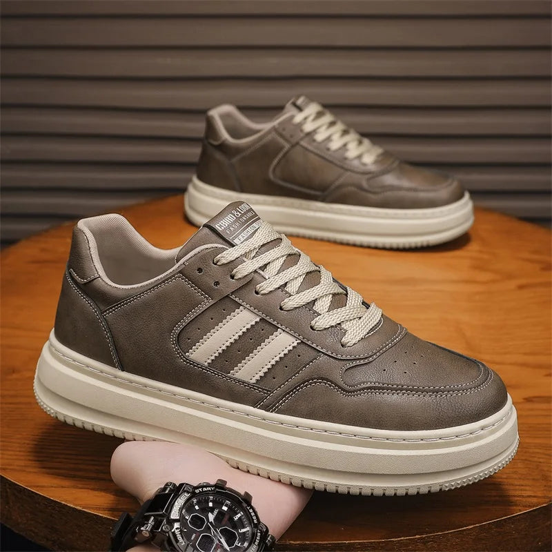 Baskets pour hommes 2020, chaussures décontractées à la mode, respirantes, antidérapantes, à semelles épaisses, nouvelle collection