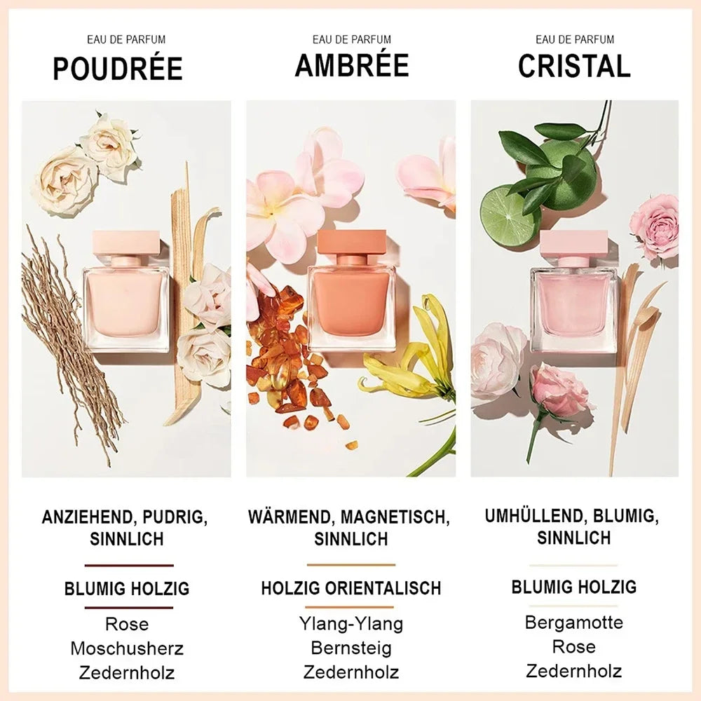 90ml marque femmes Parfum longue durée Woody Floral Eau de Parfum EDP pur extrait de musc femmes quotidien essentiel Parfum cadeau - DOGOMET DIGITAL PLUS