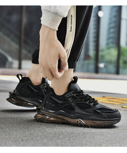 Nouvelles chaussures de sport pour hommes quatre saisons mode confortable extérieur antidérapant semelle épaisse résistant à l'usure respirant baskets de loisirs